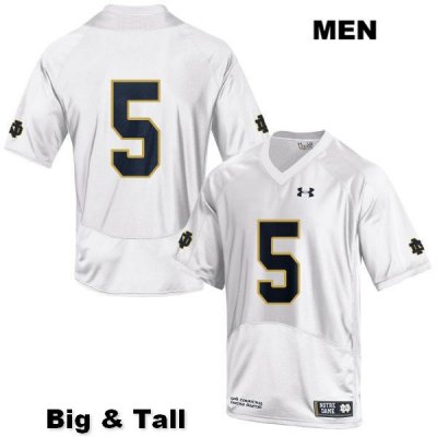 Notre Dame Fighting Irish Men's Troy Pride Jr. #5 Navy Under Armour Authentic Stitched College NCAA Football Jersey XSM5499OY